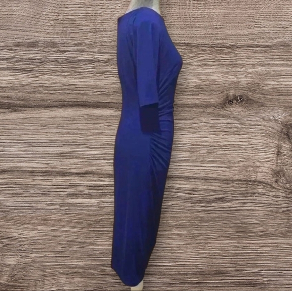 Vince Camuto Midi dress cob cobalt purple women’s size 8 - Picture 11 of 14